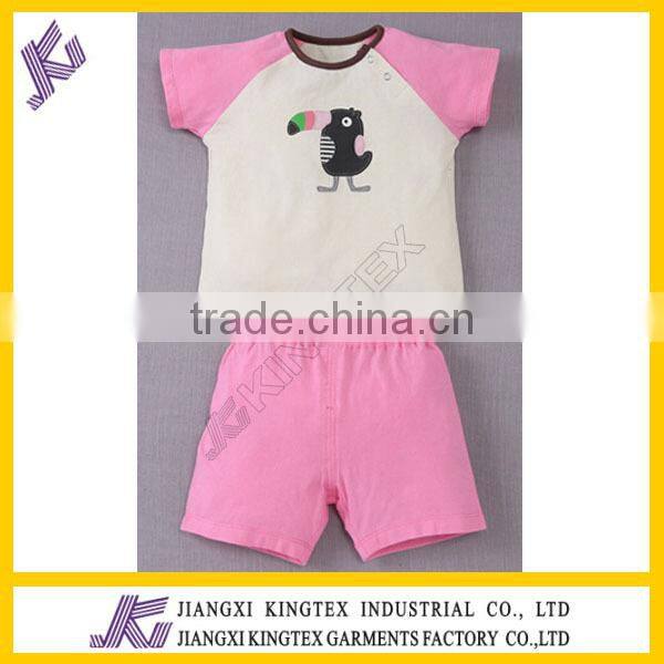 girl's short 2pcs suit,kid's cloth,kid's 2pcs set