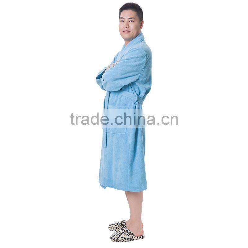 Average Size Stock Customized Logo Cheap Cotton Hotel Bath Robe