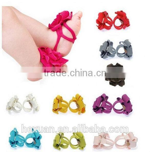 Cute Flower Feet Toddler Shoes Barefoot Blooms Ring Sandals Baby Infant Girl
