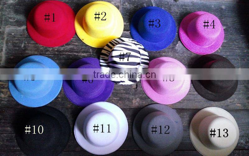 wholesale mini top hat party top hat plain top hat felt top hat baby top hat