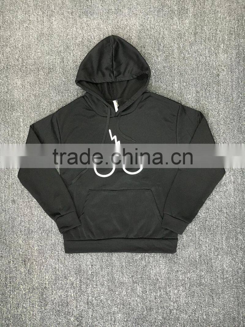 Fashion Print Hoodie Sweatshirt with Kangaroo Pocket