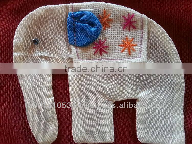 Thai Silk Embroidered wallet bag