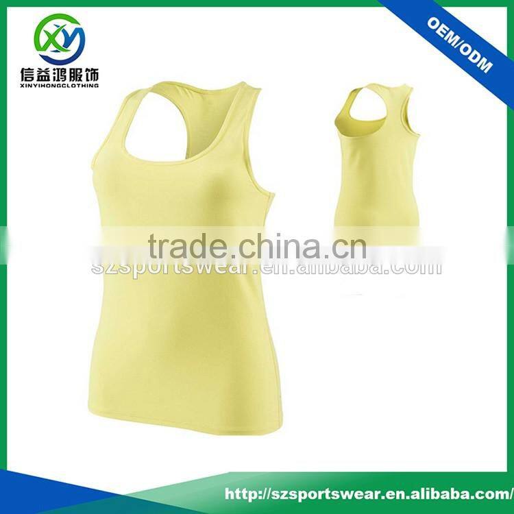 Anti-Pilling Clean Cool Dry Fit Custom Sports singlets For Women
