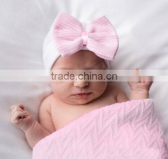 2016 new design soft touch knittng baby hat
