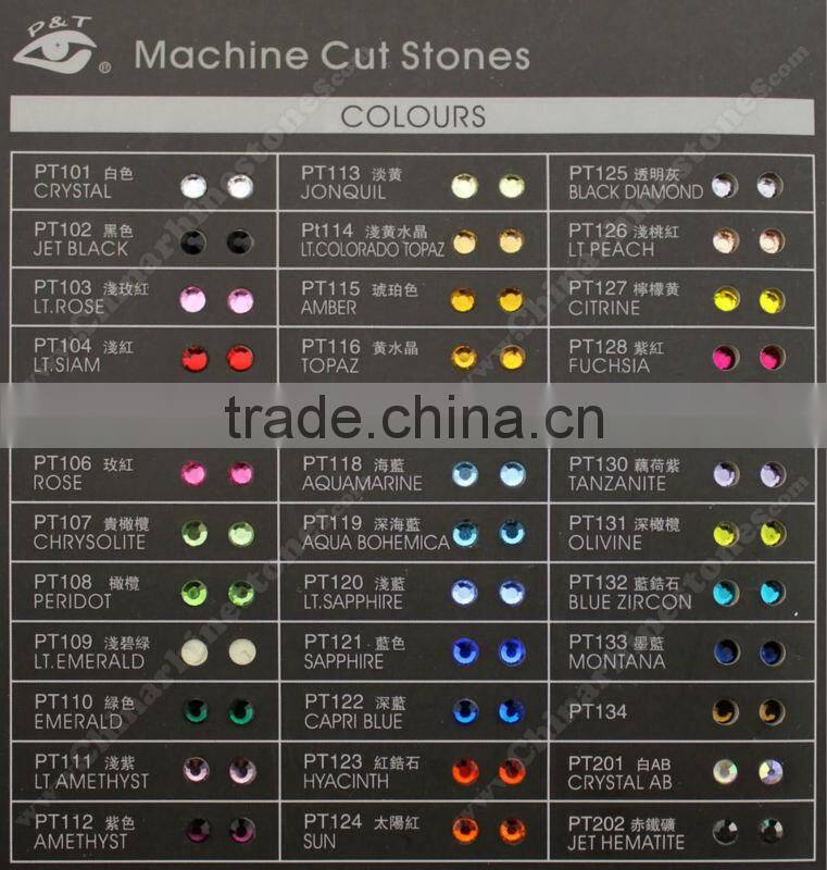 DMC rhinestone flat back crystals ss16 red siam color loose rhinestone