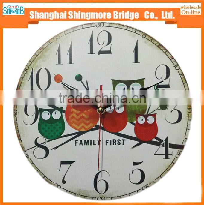 alibaba china cheap wholesale high quality decoration round wall clock