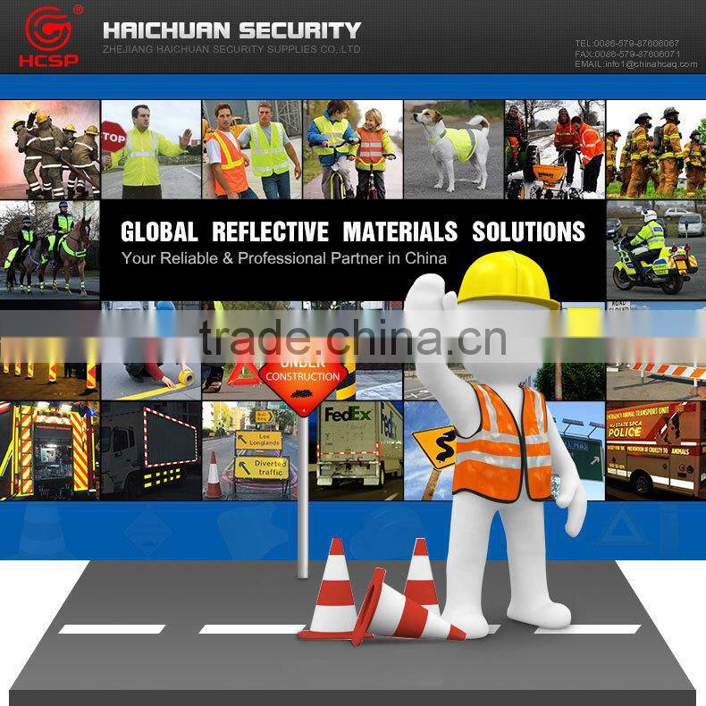 Colorful Polyester Reflective Fabric Material for Reflective Safety Garment