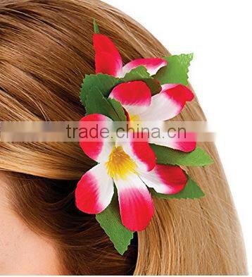 Hawaii Flower Necklaces Hula Lei Garland For Party Dance Plumeria Flower lei Leaf Shape