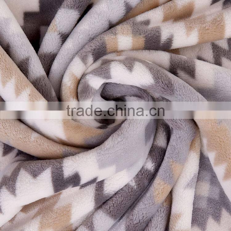 new design printed thick winter flannel fleece blanket