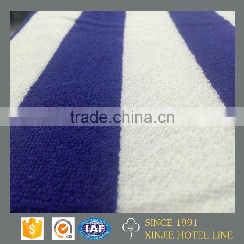 hot selling Bath Towel Stripe of Blue and white for beach