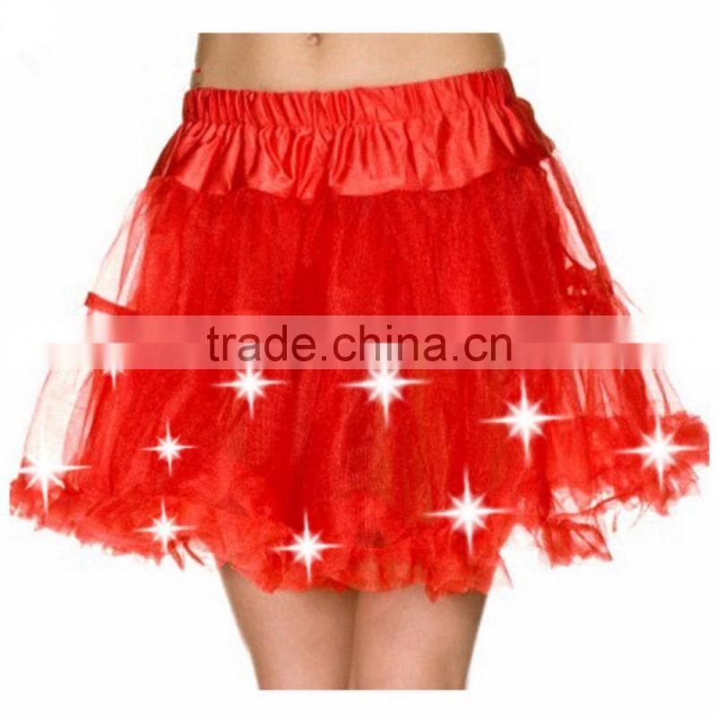 Teens/ Adult Light Up LED Night Fun Warrior Run Rave Party Skirt Tutu