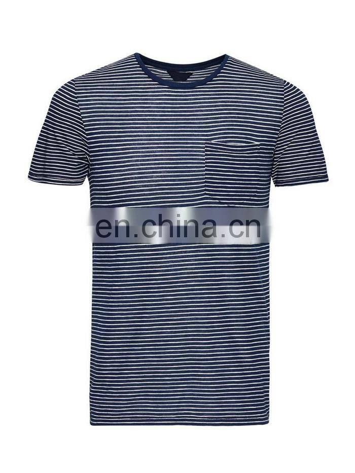new style fancy brand stripe new model men's t-shirt