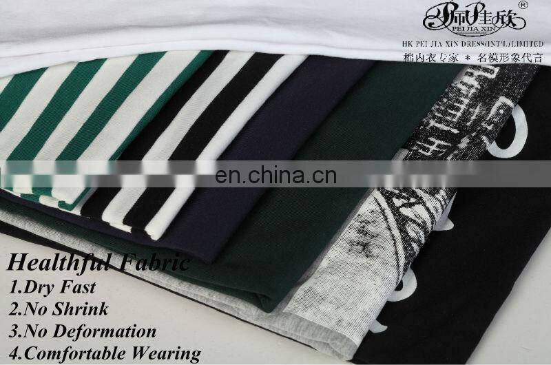 Peijiaxin Latest Design Crew Neck Full 3D Printed T shirt for Man