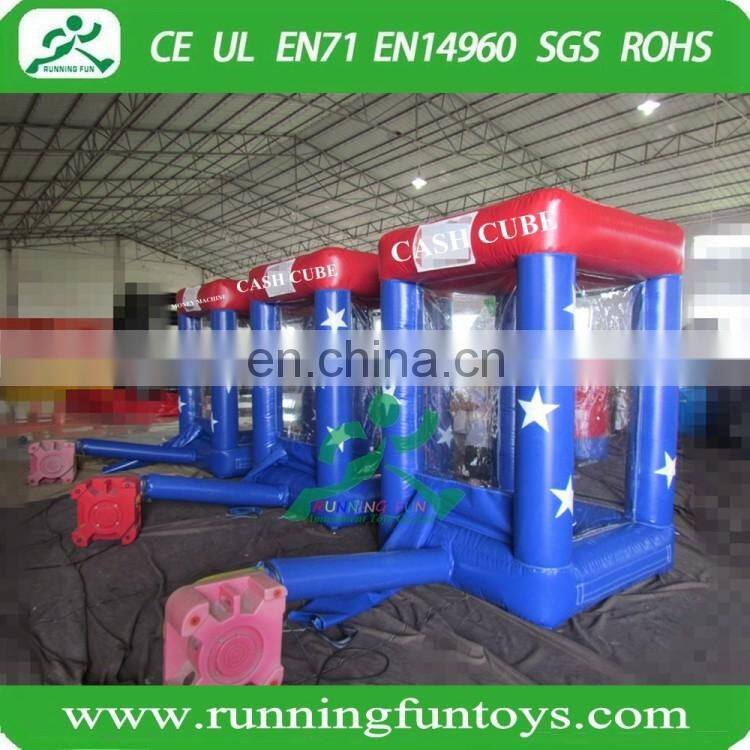 Commercial Advertising Inflatable Cash Grab Money Machine, Inflatabe Money Booth