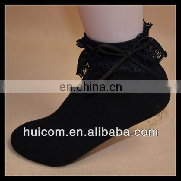white lace sock