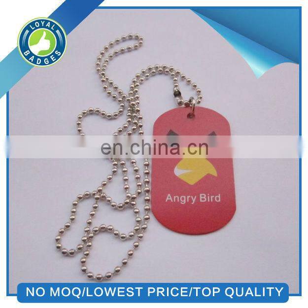 custom painted dog tag