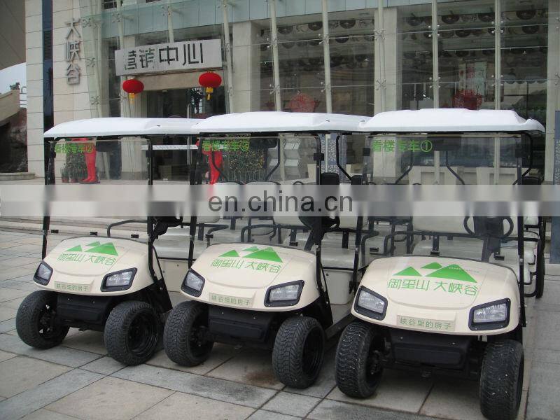 4 wheel 6 passenger airport electric golf cart for sale