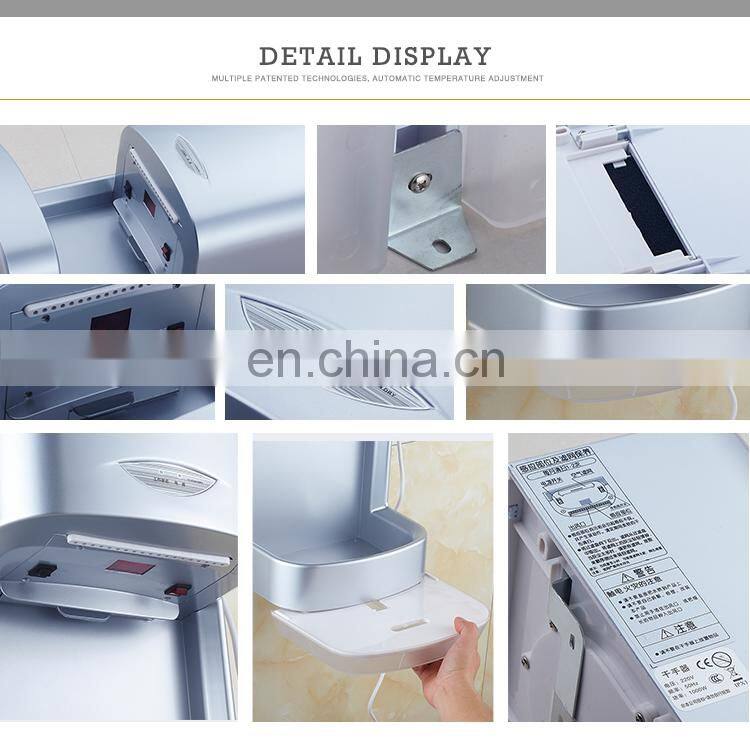 Wholesale auto sensor electric wall mounted jet hand dryer