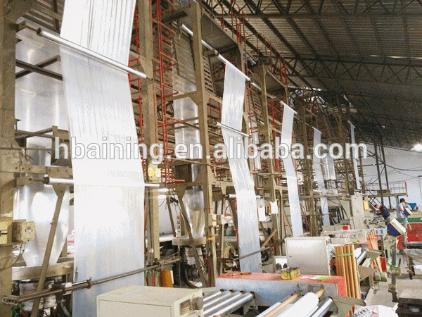 PE agricultural black and silver mulch film