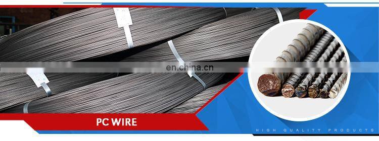 7mm 1650mpa high tensile helical ribs surface pc steel wire for large scale railroad