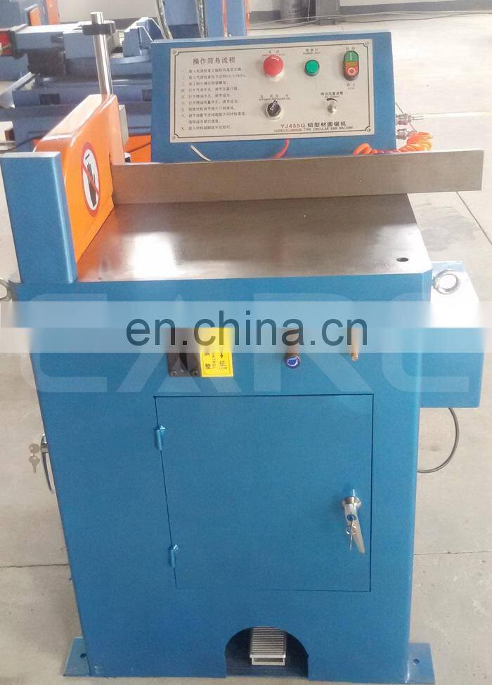 Semi automatic tube profile aluminum pipe saw machine