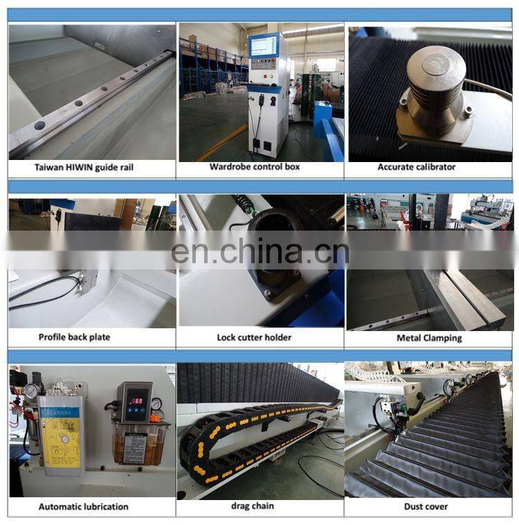 China famous brand aluminum 4axes cnc machining centres