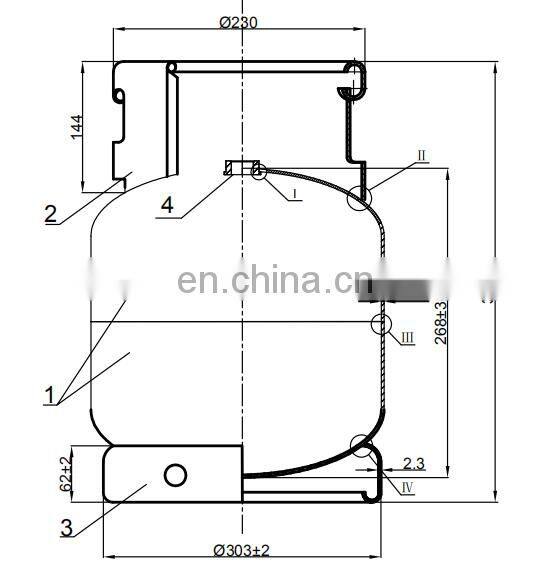 STECH High Quality Small LPG Cylinder Fitting for Camping Use