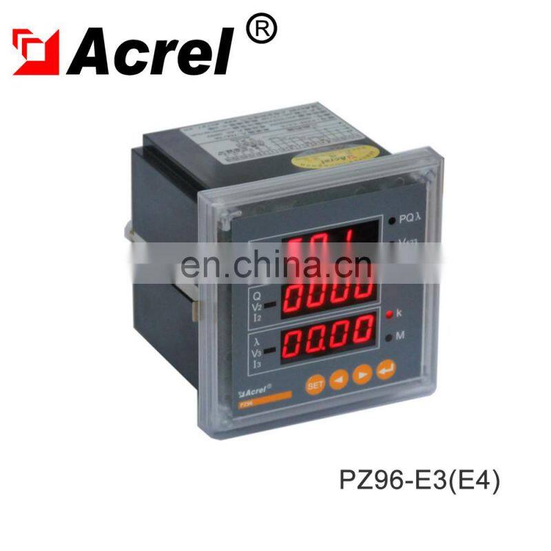 external CT connected three phase Multifunction Energy Meter RS485/Modbus/Profibus power quality analyzer