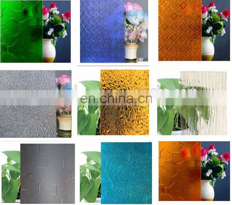 Decorative privacy glass nashiji glass patterned