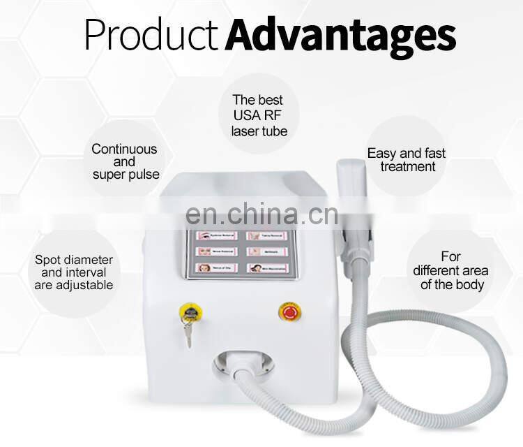 Portable 1064 532 1320nm nd yag laser carbon peeling yag laser machine