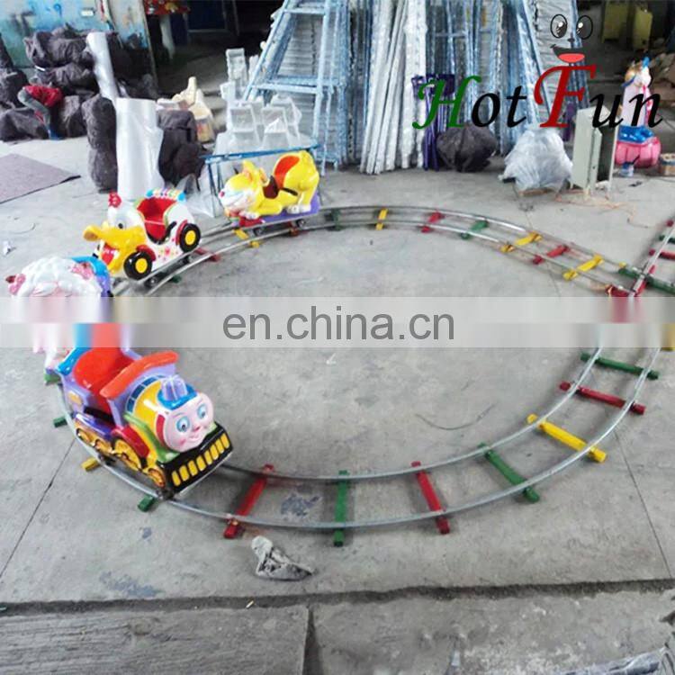 Amusement park ride electric mini train toy mini trackless train for sale