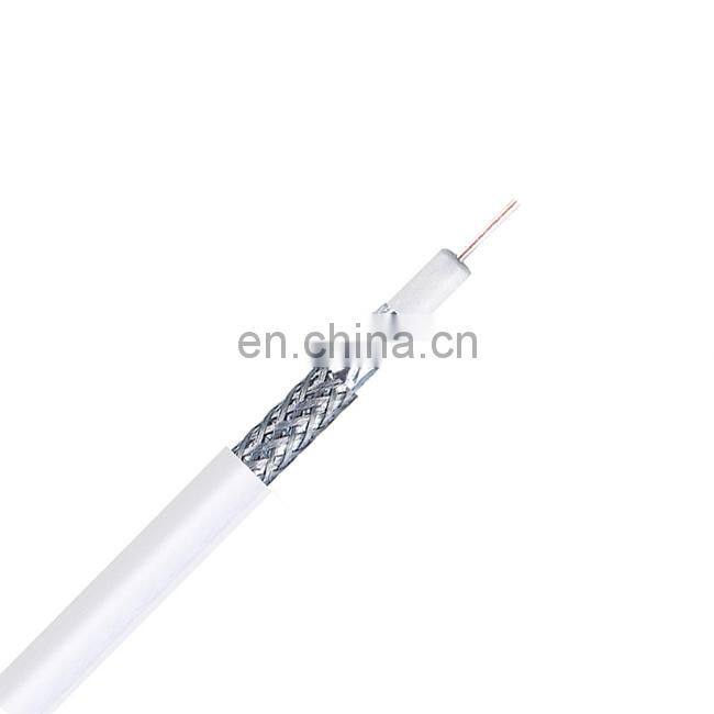Dual single Shield QR/RG59 RG6 Coaxial Cable