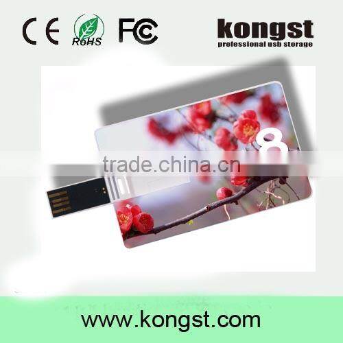 High quality color printing usb flash drives custom usb business card by OEM usb factory wholesale