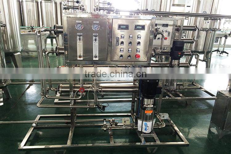 Complete mineral water treatment plant