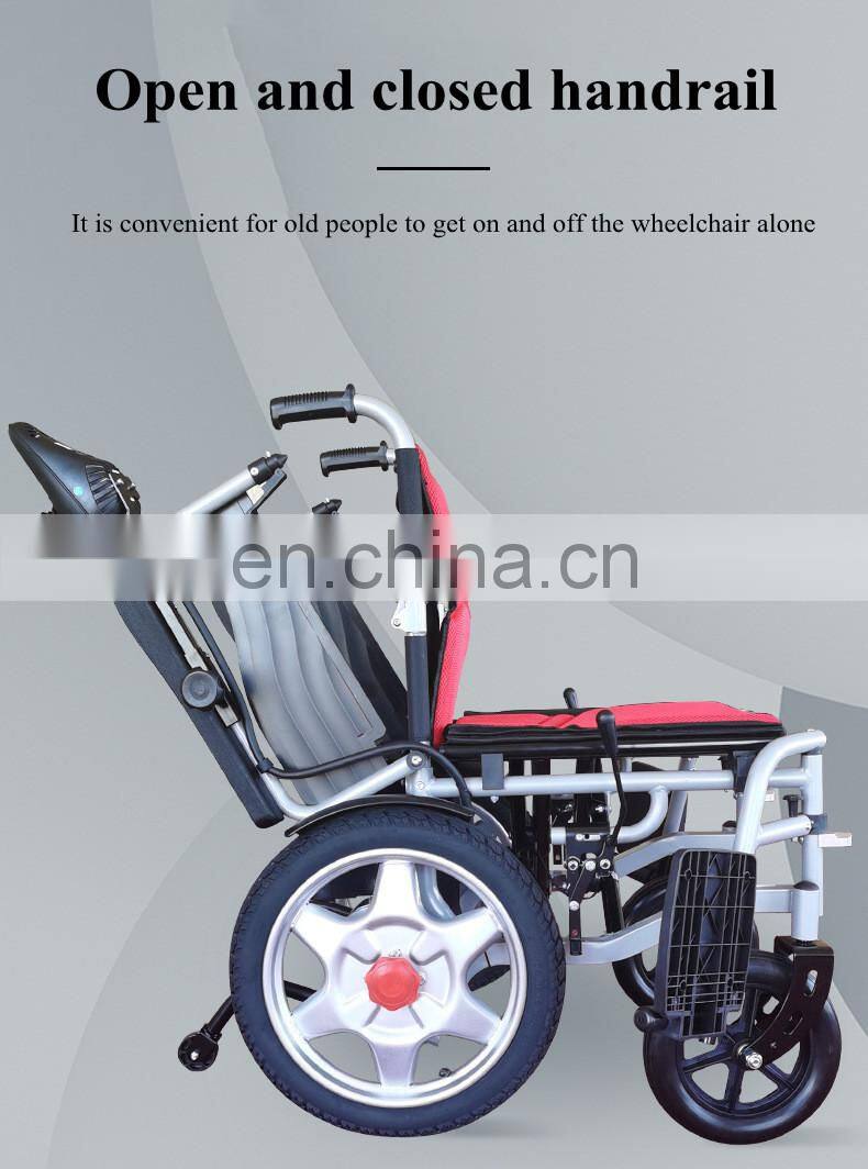 Factory Electric wheelchair portable folding intelligent multifunctional electric vehicle disabled elderly mobility vehicle
