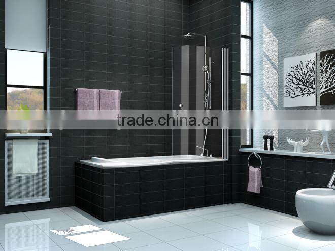 6mm Arc-shaped with handle shower screen