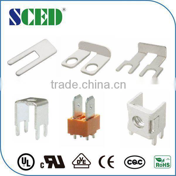 brass terminal components metal parts 75A Center Space 6.40*9.80mm