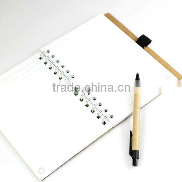 wholesale hardcover notebook filler paper spiral notebook with pen