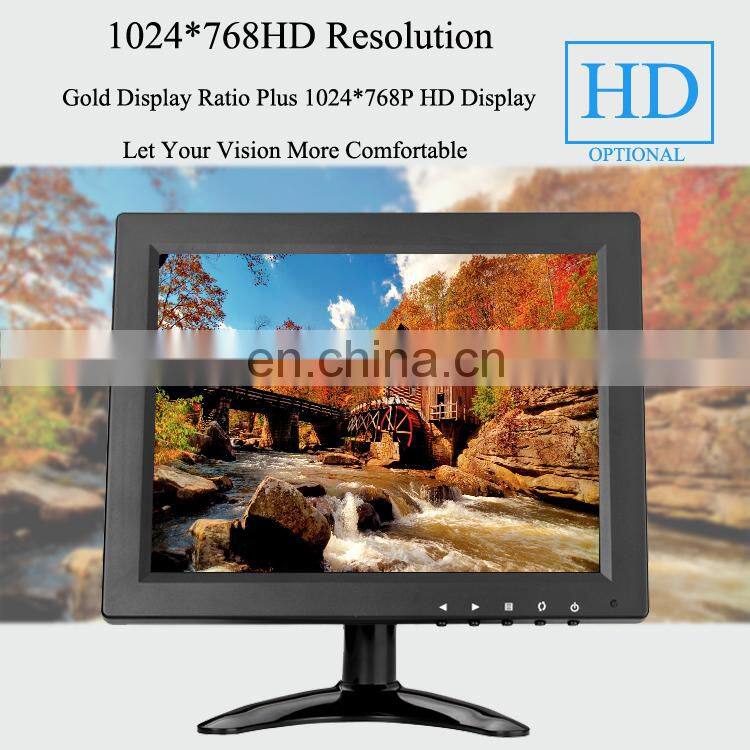 10 inch LCD Monitor matel case HD Screen Mini Computer Monitor