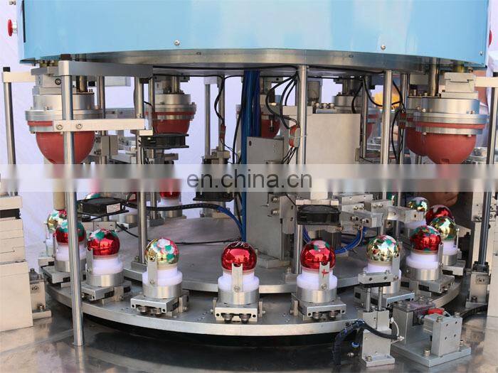 custom logo semi automatic 6 color christmas balls pad printing machinery manufacturers