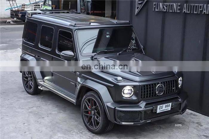 Runde Top Quality Hood For Mercedes-Benz G-Class W464 G63 G500 G350 Upgrade Bar bus B Style Carbon Fiber Engine Cover