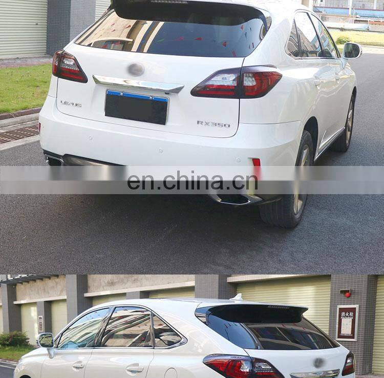 Runde Car Modification PP Material Old Lexus RX270 Upgrade New Style RX350 Front Rear Bumper For 09-14 Lexus RX270 Body Kit