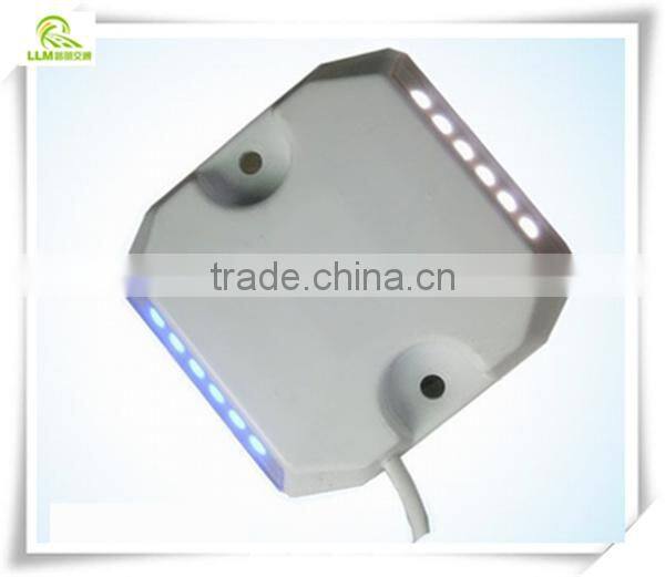 Road safety tunnel lighting road marker 12pcs LED waterproof plastic wired road stud