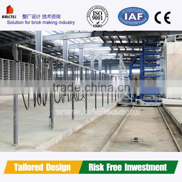 Automatic concrete cement block making machine with whole plant video