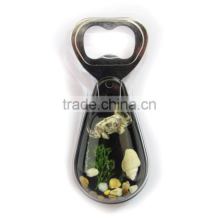 Sea horse promotional custom acrylic souvenir bottle opener