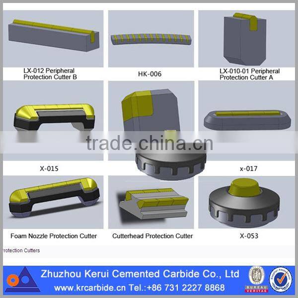 tungsten carbide dredging cutters, tunneling cutter for shield machine