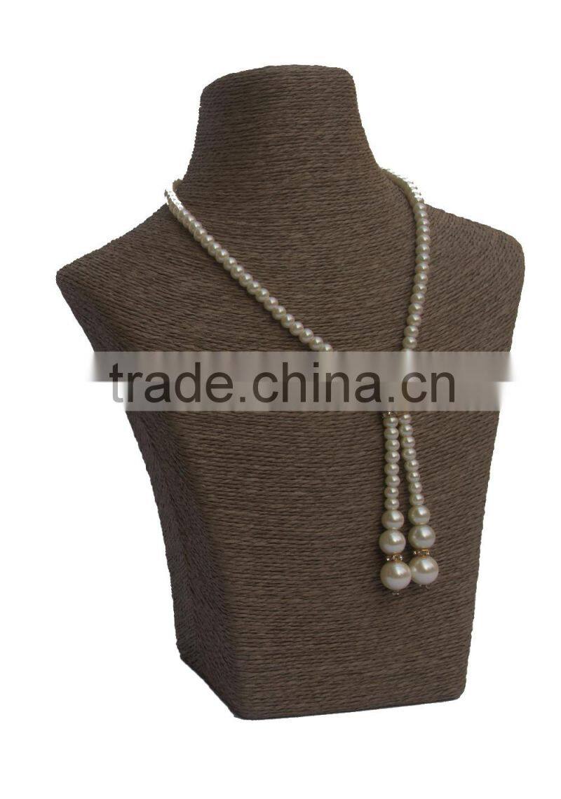 Hot Sales Nice Design Original Design Low Price Manufacturer Paper Twine Mannequin Jewelry Display