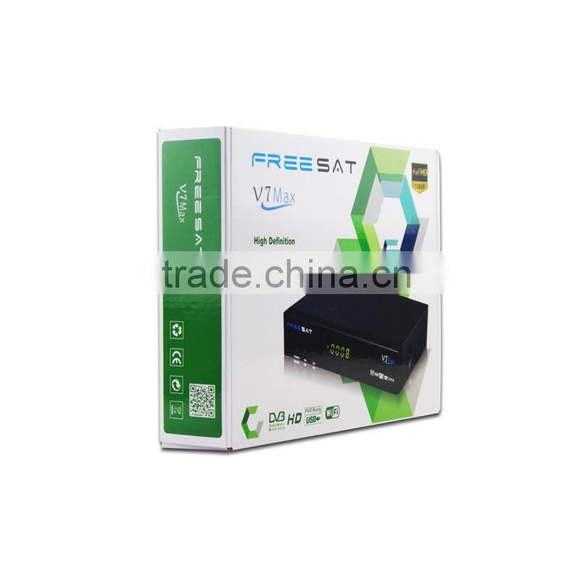 Manufacturer price freesat v8 angel super golden Freesat V7 Max Satellite Receiver DVB-S2 1080P HD TV Box Decoder V7 hd max