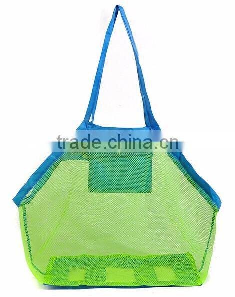 Foldable Fabric Mesh Beach Storage Bag Hot Sell Beach Bag for Kids