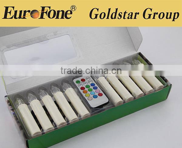 2016 wholesale flameless unscented wedding small pillar christmas candle